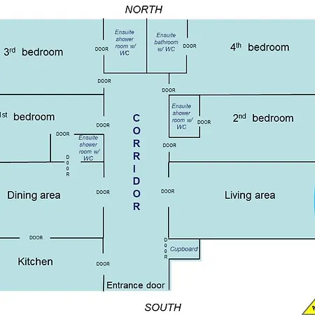 Palais Area: Modern 4 Bedrooms/ 4 Baths *